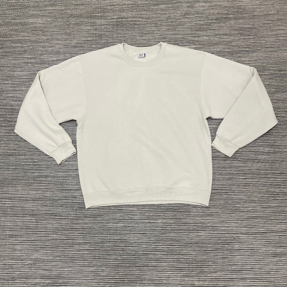 Cream Fruit of the loom Sweatshirt